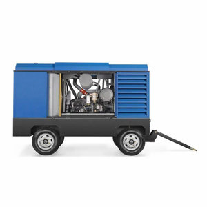 APCOM Diesel Mobile <b>Screw</b> Air Compressor 30bar 40bar For Mining Drilling Road Construction Sandblasting Job Site - Product Image 3