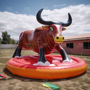 Kids <b>Inflatable</b> Mechanical Ride Bull Bouncer With PVC Material CE Certified 3-Year Warranty <b>Inflatable</b> Mechanical Games Ri - Product Image 6