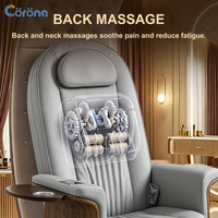 Chaise de spa pour les pieds moderne et luxueuse, chaise de pédicure avec fonction de massage et lumière LED