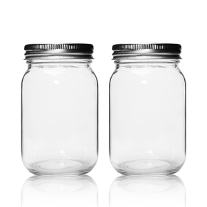 Tùy Chỉnh Thiết Kế Vòng Glass <span class=keywords><strong>Canning</strong></span> Dưa Chua Mứt <span class=keywords><strong>Jar</strong></span> 12Oz 16Oz Thủy Tinh Mason <span class=keywords><strong>Jar</strong></span> - Product Image 2