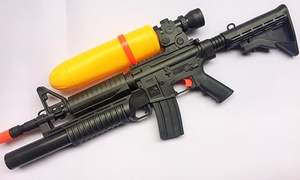 Pistolet Blaster à eau haute capacité <span class=keywords><strong>Sniper</strong></span> avec jet à longue portée pour les combats <span class=keywords><strong>d</strong></span>'eau de piscine, de plage et de jardin et les batailles <span class=keywords><strong>d</strong></span>'éclaboussures <span class=keywords><strong>d</strong></span>'été - Product Image 2