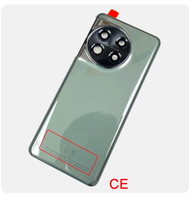 Boîtier de couvercle arrière de batterie pour OnePlus 11 couvercle de batterie en verre couvercle de batterie boîtier arrière avec objectif de caméra et autocollant