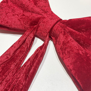 European and American Style Wedding Window Display Decoration Props Large Bow Velvet Robe Photo <strong>Background</strong> - Product Image 2