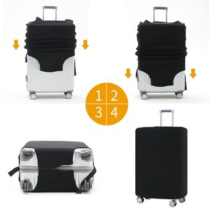 Housse de protection pour bagages en polyester élastique avec impression par sublimation, matériau haute densité, résistant à l'eau et anti-poussière - Product Image 5
