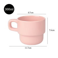 Tasses Fabricant Fourniture Logo personnalisé Passe au micro-ondes et au lave-vaisselle Tasse à café en céramique Thé cappuccino Tasses à expresso