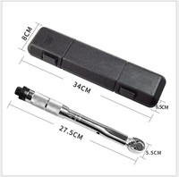Clé dynamométrique vélo et moto clic Kit de réparation de vélo réglable ensemble outil de réparation de vélo ensemble d'outils à main 5-25 3/8 1/2