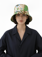 Chapeau Bob Unisexe Tendance à Motifs Floraux de Haute Qualité pour Sports de Plein Air, Ski, Cyclisme, Quotidien, Voyage, Fête, Pêche, Décontracté pour la Plage