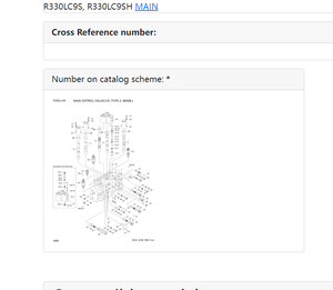 Ban đầu R330LC-9S r330lc9sh máy xúc van điều khiển chính 31q9-17002p 31q9-17000 - Product Image 5