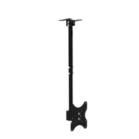Support mural pour téléviseur à plafond pivotant à 360 degrés pour téléviseurs LED/LCD de 14 à 32 pouces, acier laminé à froid, inclinaison de 25 degrés, VESA 200x200 mm, capacité de 20 kg