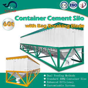 تُستخدم الصوامع الأفقية المدمجة لتفريغ أكياس البلوك لنقل وتعبئة الأسمنت السائب و. - Product Image 3