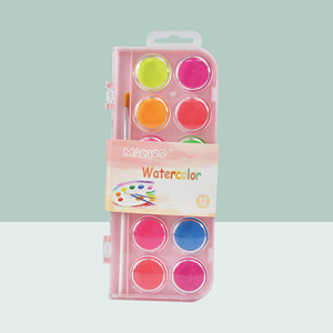 Juego de Pinturas de Acuarela Sólidas <span class=keywords><strong>Giorgione</strong></span> de 12 Colores para Dibujo y Pintura en Papel y Lienzo para Estudiantes de Arte - Product Image 3