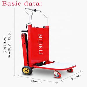 Karren 400Kg Capaciteit Stalen Platform <span class=keywords><strong>Pallet</strong></span> Trap Klimmen Dolly Kar Elektrische Trap Klimmer Liften Industrieel Gebruik Trolleys - Product Image 5