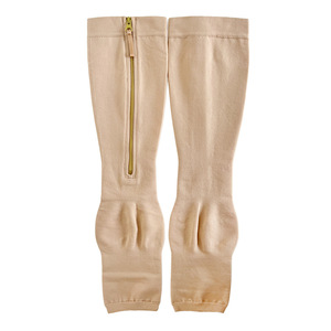 Calcetines de compresión de media pantorrilla de alta calidad de grado médico para uso transfronterizo, con cremallera YKK, unisex, juveniles, de material Spandex/Nylon - Product Image 5