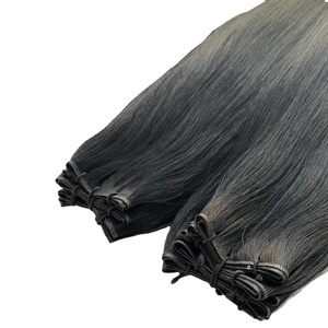 Nouvelle Collection 2026 : Tissage <span class=keywords><strong>de</strong></span> Cheveux <span class=keywords><strong>Blond</strong></span> <span class=keywords><strong>Platine</strong></span> Genius Invisible pour Queues <span class=keywords><strong>de</strong></span> <span class=keywords><strong>Cheval</strong></span> Hautes – Disponible en Longueurs <span class=keywords><strong>de</strong></span> 18/22/24 Pouces - Product Image 1