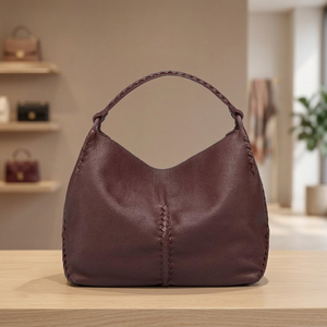 Sac à main bandoulière pour femme BS INTERNATIONAL, en cuir véritable 100% imperméable, durable et léger, personnalisable - Product Image 1