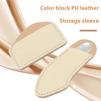 Spatule de mélange pour fond de teint avec logo personnalisé, couteau palette, spatule cosmétique argentée, outils de maquillage, spatule cosmétique en acier inoxydable