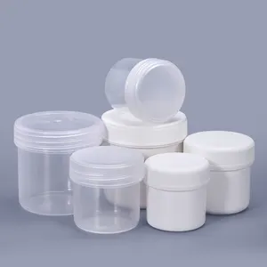 30ml to 200ml Plastic Jars for Facial Scrub & Body Cream Beauty Personal Care Products Food Storage