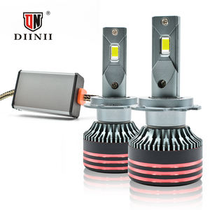 M8PRO H7 고출력 미니 <span class=keywords><strong>LED</strong></span> 헤드라이트 전구 12V 130W 13000LM 새로운 디자인 플러그 놀이 자동 조명 시스템 6500K 알루미늄 색상 - Product Image 2