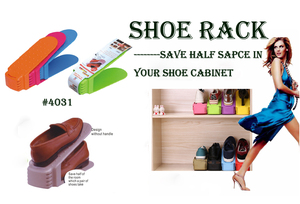 Scarpa popolare slot organizer storage rack risparmio di spazio scarpe di plastica rack - Product Image 6