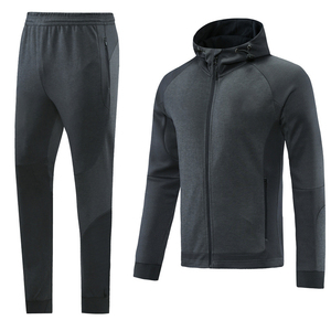 Conjunto Deportivo de Otoño Invierno 2025 para Hombre, de Secado Rápido, Peso Medio, con Capucha, Traje de Entrenamiento, Logotipo Personalizado, Elástico, Venta al Por Mayor de Fábrica - Product Image 1