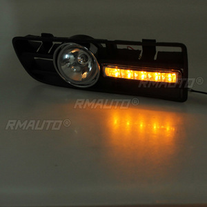 Ensemble de 2 feux antibrouillard avant pour pare-chocs de voiture avec LED pour VW GOLF MK4 1997-2006 - Product Image 6