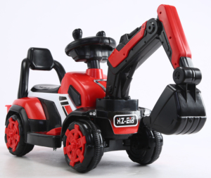Escavatore Elettrico a 4 Ruote Cavalcabile per Bambini dai 2-4 Anni, <span class=keywords><strong>Auto</strong></span> a Batteria in Plastica per Bambini dai 5-7 Anni - Product Image 3