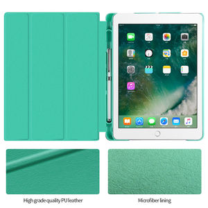 Étui personnalisé pour <span class=keywords><strong>iPad</strong></span> <span class=keywords><strong>Mini</strong></span> <span class=keywords><strong>5</strong></span>/Pro 11/Air 2021 avec porte-cartes en cuir PU, housse intelligente écologique, antichoc et anti-poussière - Product Image 4