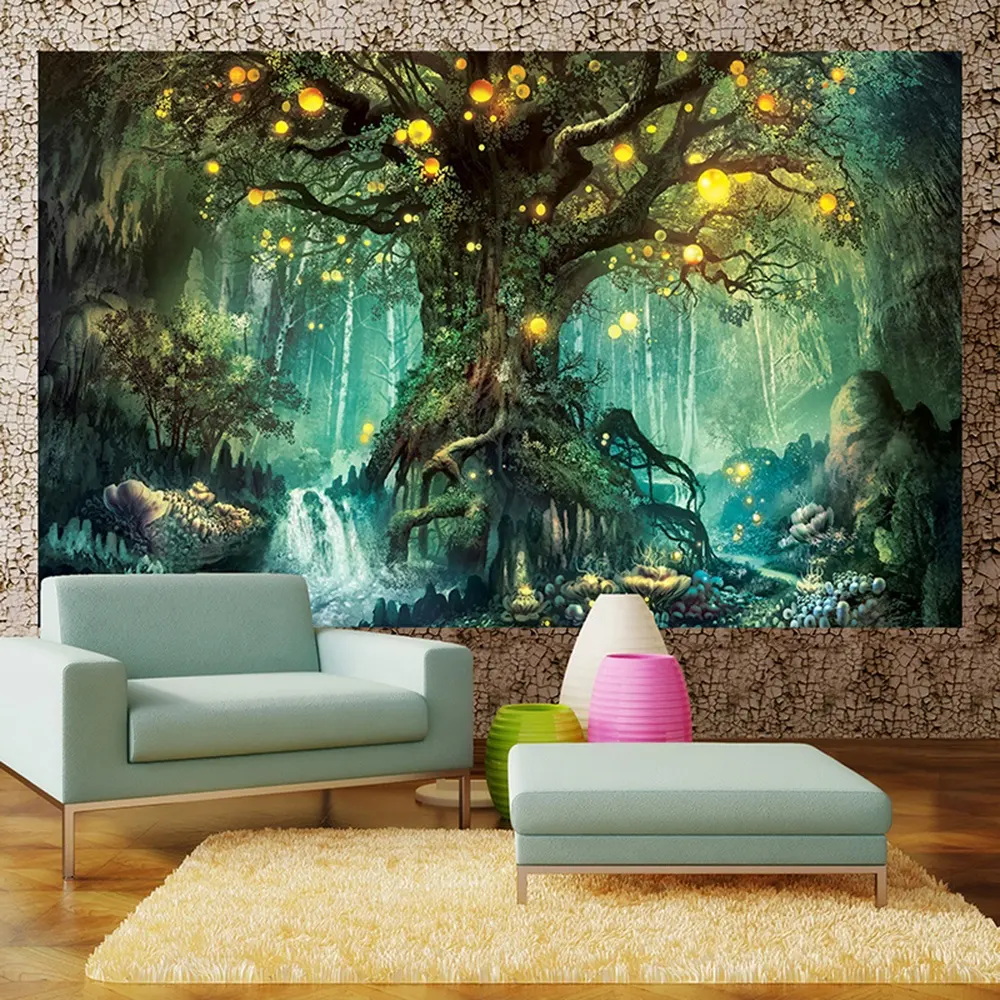 Magical Forest Tapestry