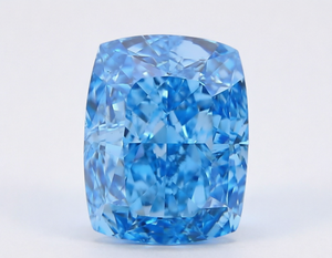 Diamante Suelto de Corte Cojín Azul Intenso de Laboratorio KEYUR GEMS, Certificado IGI, Claridad VS1 Excelente, Color D-E para Joyería - Product Image 1