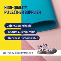 Cuir PU non tissé à grain litchi avec un aspect cuir naturel subtil, épaisseur 1,3 mm, adapté aux chaussures, sacs et ameublement