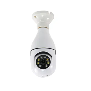 كاميرا صغيرة لمبة ضوء E27 مع عدسات مزدوجة واي فاي تمكين العرض عن بعد من المصنع مباشرة الأمن الرقمي