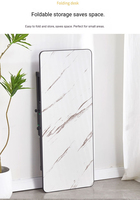 Mesa de Oficina Rectangular Plegable Portátil de Diseño Moderno para Capacitación y Suministro Transfronterizo