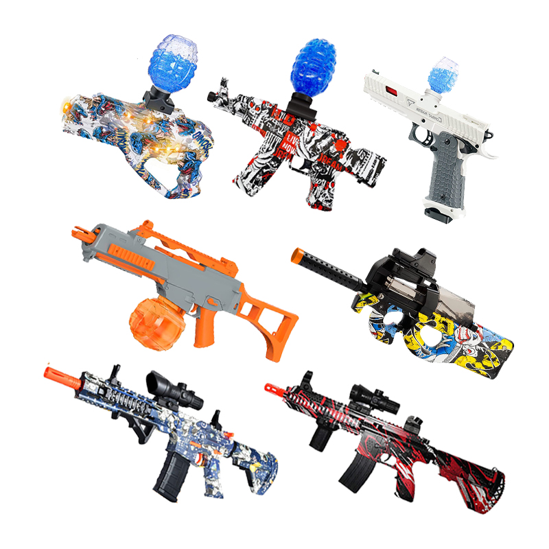 Электрический игрушечный пистолет гель пуля воды Гелевые шары бластер M416 AKM-47 стрелок на заднем дворе на открытом воздухе брызги шар игрушечный пистолет