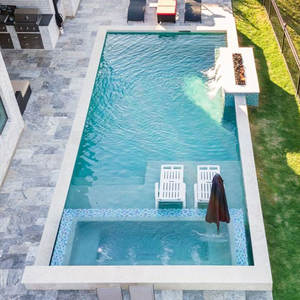 Piscine préfabriquée en fibre de verre de grande taille pour la maison, spa, piscine pour enfants, jacuzzi modulaire en fibre de verre, piscine pour adultes, extérieur - Product Image 1