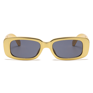 Gafas de Sol Cuadradas Pequeñas de Lujo Doradas Nuevas de 2022, Gafas de Sol Cuadradas con Recubrimiento Dorado <span class=keywords><strong>Local</strong></span> para Hombre, Gafas de Sol Cuadradas de Moda para Mujer - Product Image 2