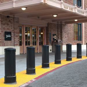 Barrière démontable de parking de borne de <span class=keywords><strong>route</strong></span> de sécurité de borne romaine de fonte - Product Image 2