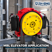 Moteur synchrone à aimant permanent (PMSM) pour machine de traction d'ascenseur sans engrenages pour ascenseur de passagers MRL