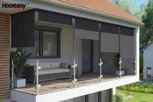 Hooeasy & Homey Bạt Che Nắng Dạng Thả Bằng Nhôm Thương Mại Ngoài Trời Có Thể Thu Gọn Chất Lượng Tuyệt Vời - Product Image 4