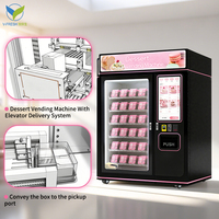 VFresh Distributeur automatique de gâteaux réfrigérés Distributeur de cupcakes alimentaires à vendre Distributeur automatique de gâteaux avec ascenseur