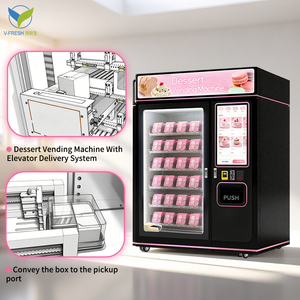 VFresh Refrigerated Cake <strong>Vending</strong> <strong>Machine</strong> Food Cupcake <strong>Vending</strong> <strong>Machine</strong> for <strong>Sale</strong> Cake <strong>Vending</strong> <strong>Machine</strong> With Elevator - Product Image 5