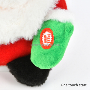 Wholesale Best-Selling Electric <b>Dancing</b> <b>Santa</b> Plush Cotton Toy Dynamic Spinning Music Doll Gift Decoration for Christmas - Product Image 5