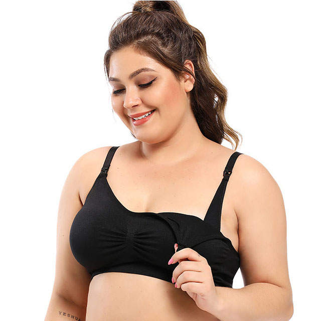 Plus Size Comfortable Breastfeeding Pregnancy Maternity & Nursing Bra 2021cup D Big Size Bra Women For Large Breasts