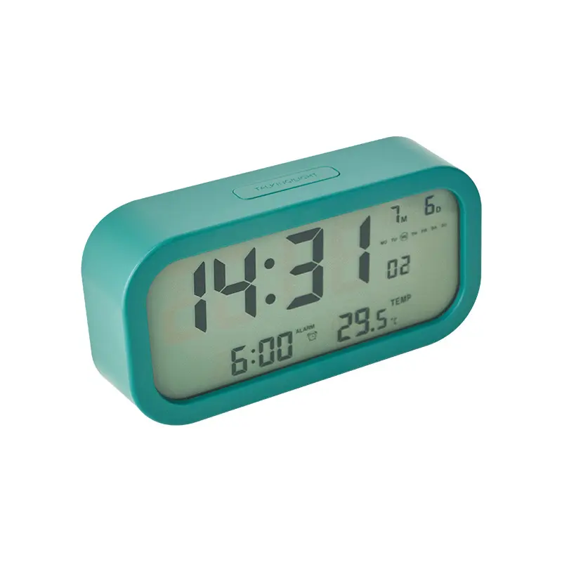 New Large Screen multi-function Simple Digital Alarm Clock Bedroom Bedside LCD Table Clock Displayed Calendar Week Temperature