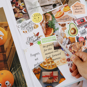 Forniture di lavagna per visione con 1000 + immagini e citazioni Collage di <span class=keywords><strong>libri</strong></span> di riviste, Kit di Journal Scrapbook Art con Clip da parete - Product Image 5