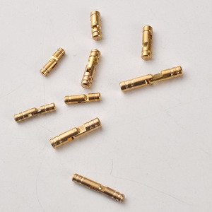 Bisagras Cilíndricas de Cobre, Herrajes de Latón, Diseño Minimalista de Media Mortaja, Bisagras Duraderas para Muebles 4 154 174 204 255 155 175 195 - Product Image 3