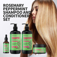 KORMESIC 50ml Serum Label Pribadi Pelurus Rambut Minyak Rosemary Mint untuk Memperkuat Kulit Kepala dan Rambut