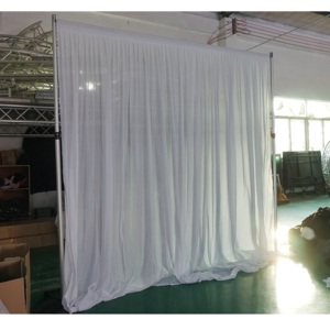Kit de soporte para telón de fondo de stand de exhibición con tubos modulares telescópicos - Product Image 3