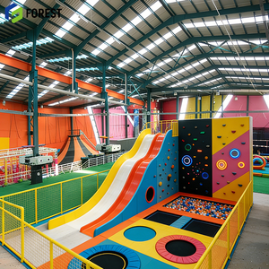 Arena de Trampolín con Estructura de Acero Prefabricada, Fabricante Profesional de Canchas de Dodgeball Resistentes, Exportador OEM - Product Image 1