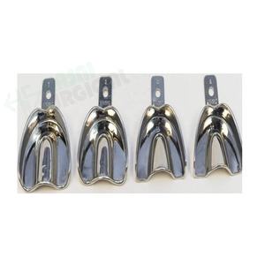 Juego de 6 Bandejas de Impresión Dental de Acero Inoxidable de Alta Calidad para Implantes Dentales de Composite - Product Image 2