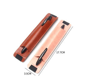 Creatieve Pu Lederen Pennenhouder Met Elastische Band Voor Notebook Pu Pennen Zakje Beschermhoes Promotie Relatiegeschenk - Product Image 6